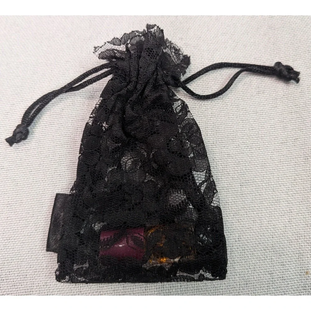 Chanel Allure Sensuelle Parfum Women Mini 1.5in Excellent Lace Pouch Vintage